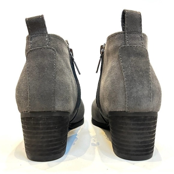 Blondo Ida Waterproof Suede Grey Gray Ankle Boots Booties, Size 6 - Picture 9 of 14